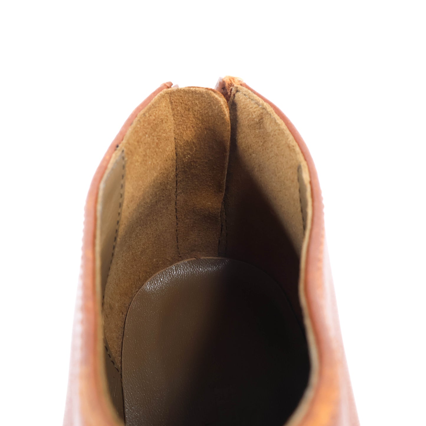 Hermes Ankle Boots Leather Gold 38