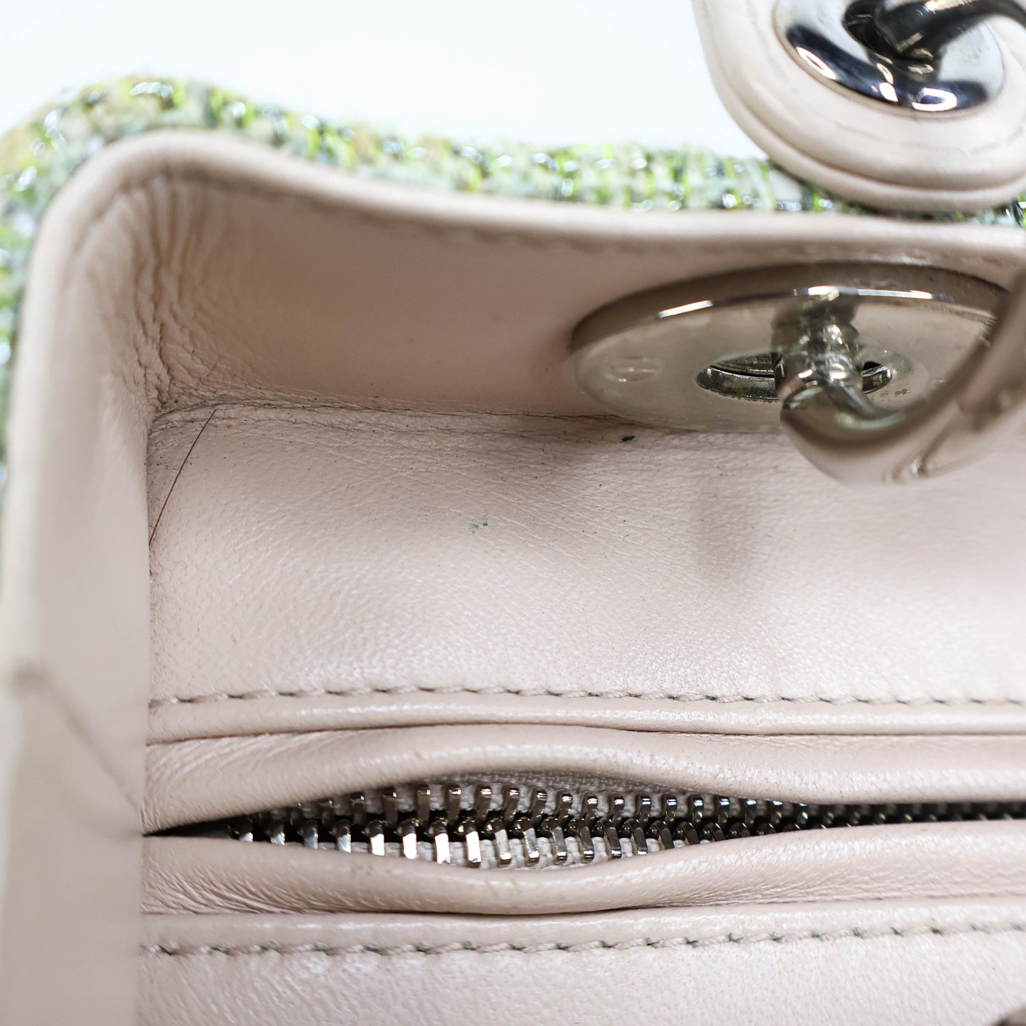 Cristian Dior Lady Medium Tweed Green