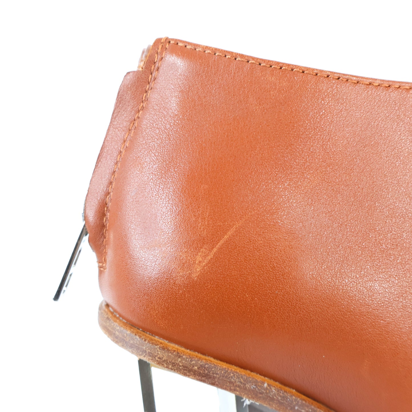 Hermes Ankle Boots Leather Gold 38