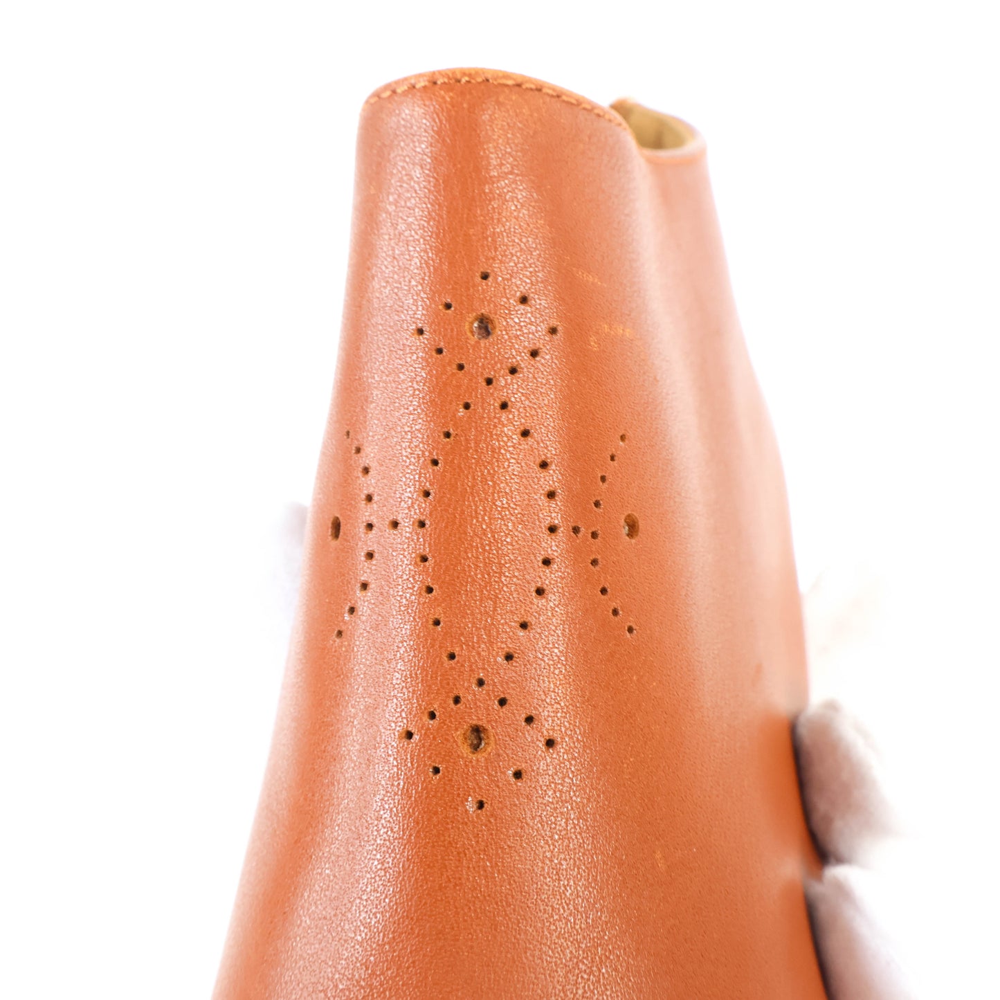 Hermes Ankle Boots Leather Gold 38