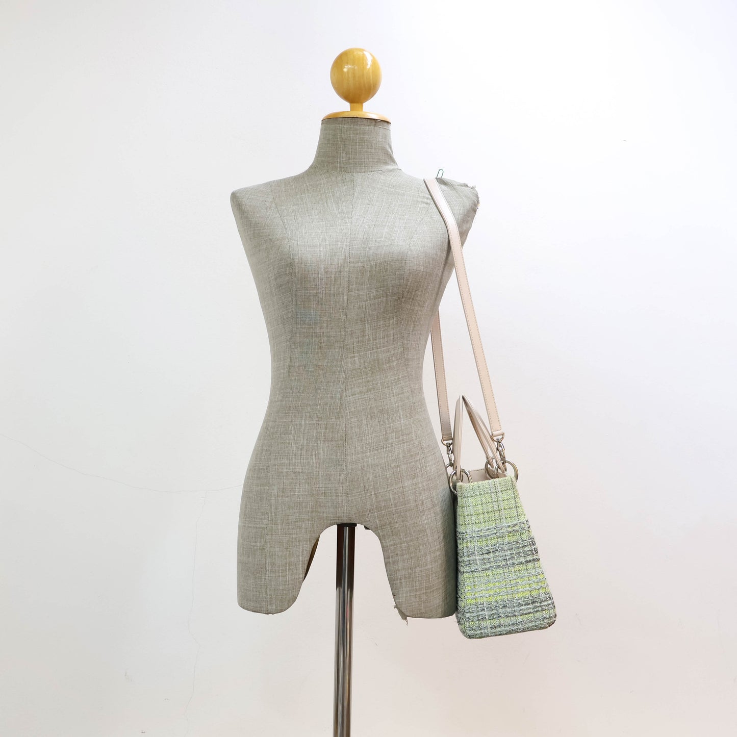 Cristian Dior Lady Medium Tweed Green