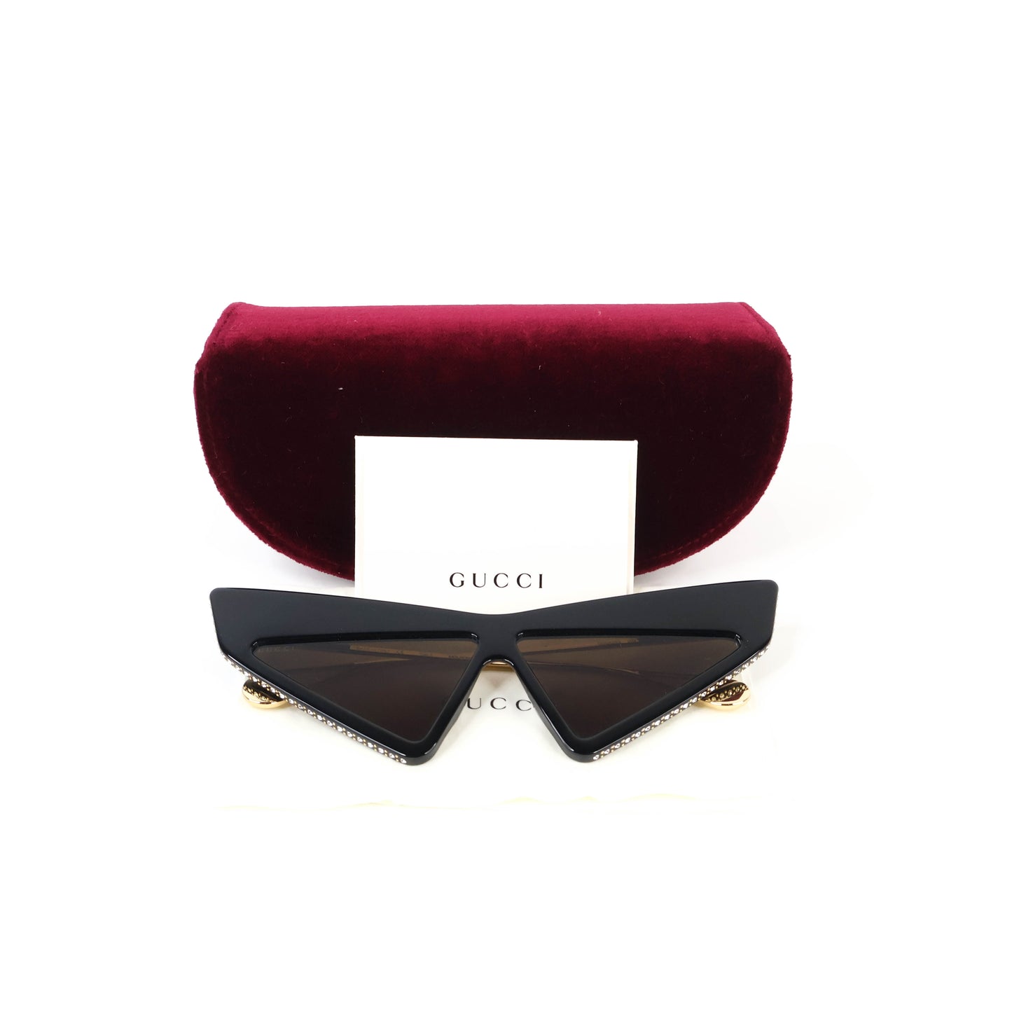 Gucci Sunglasses Black Crystal