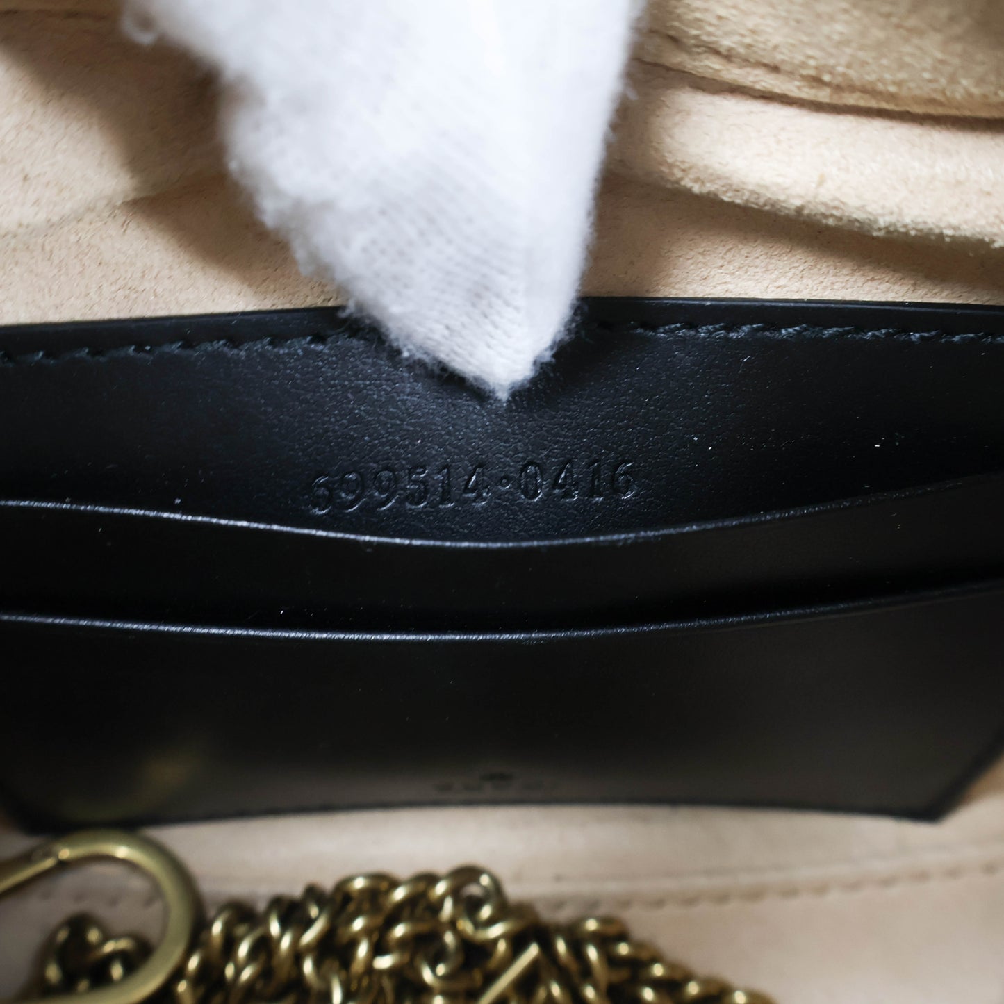 Gucci Marmont Half Moon Mini Black