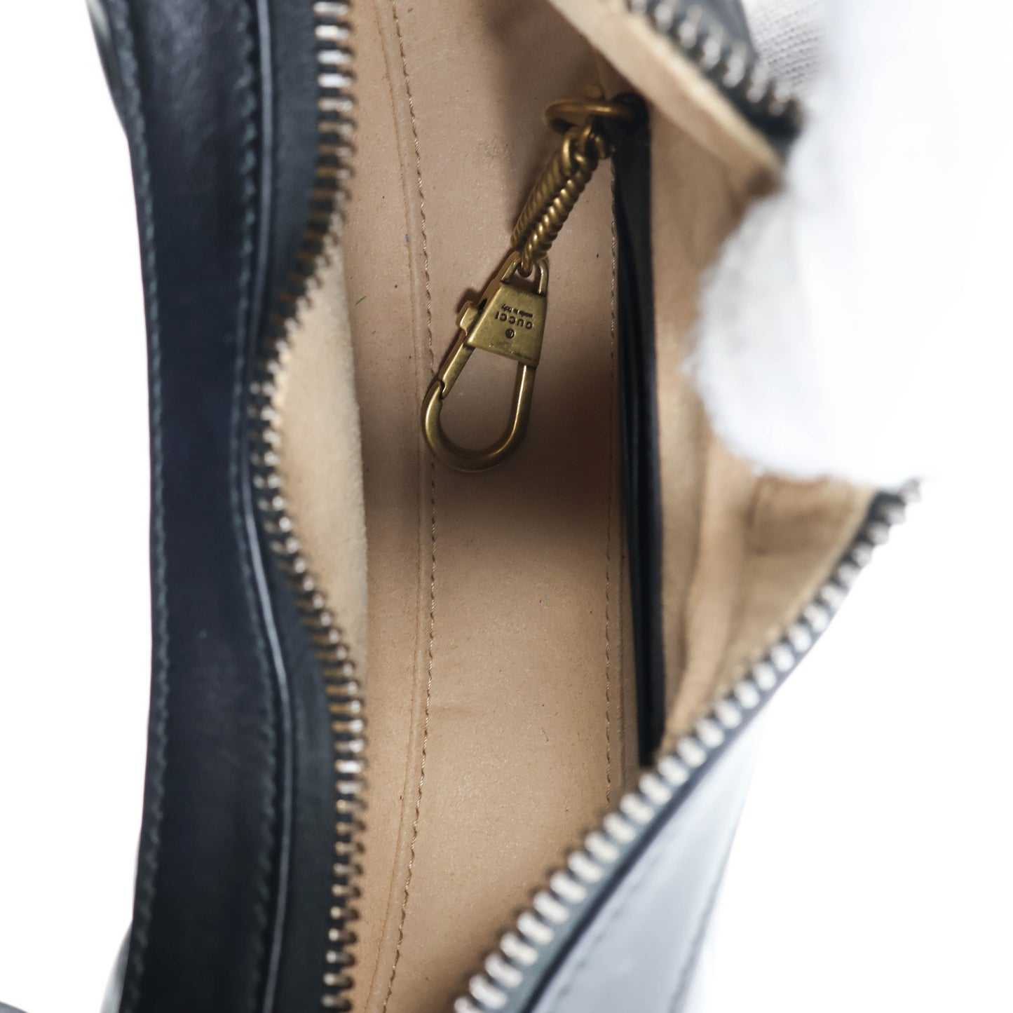 Gucci Marmont Half Moon Mini Black