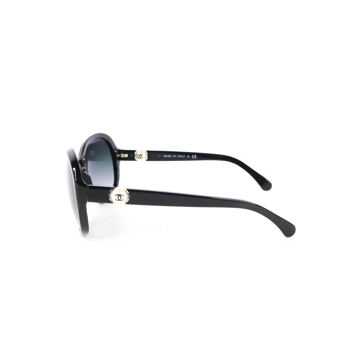 Chanel Sunglasses Black With Pearl