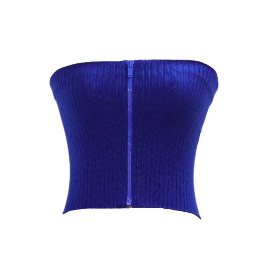 Saint Laurent Tube Top Blue