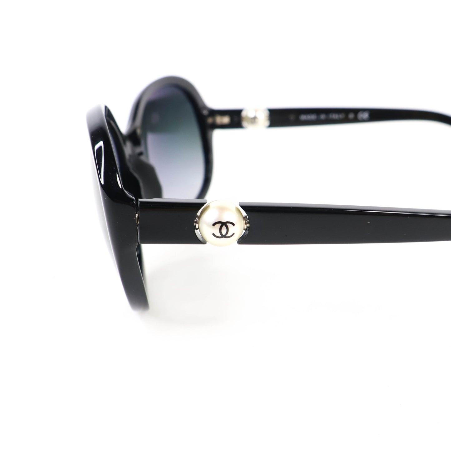 Chanel Sunglasses Black With Pearl