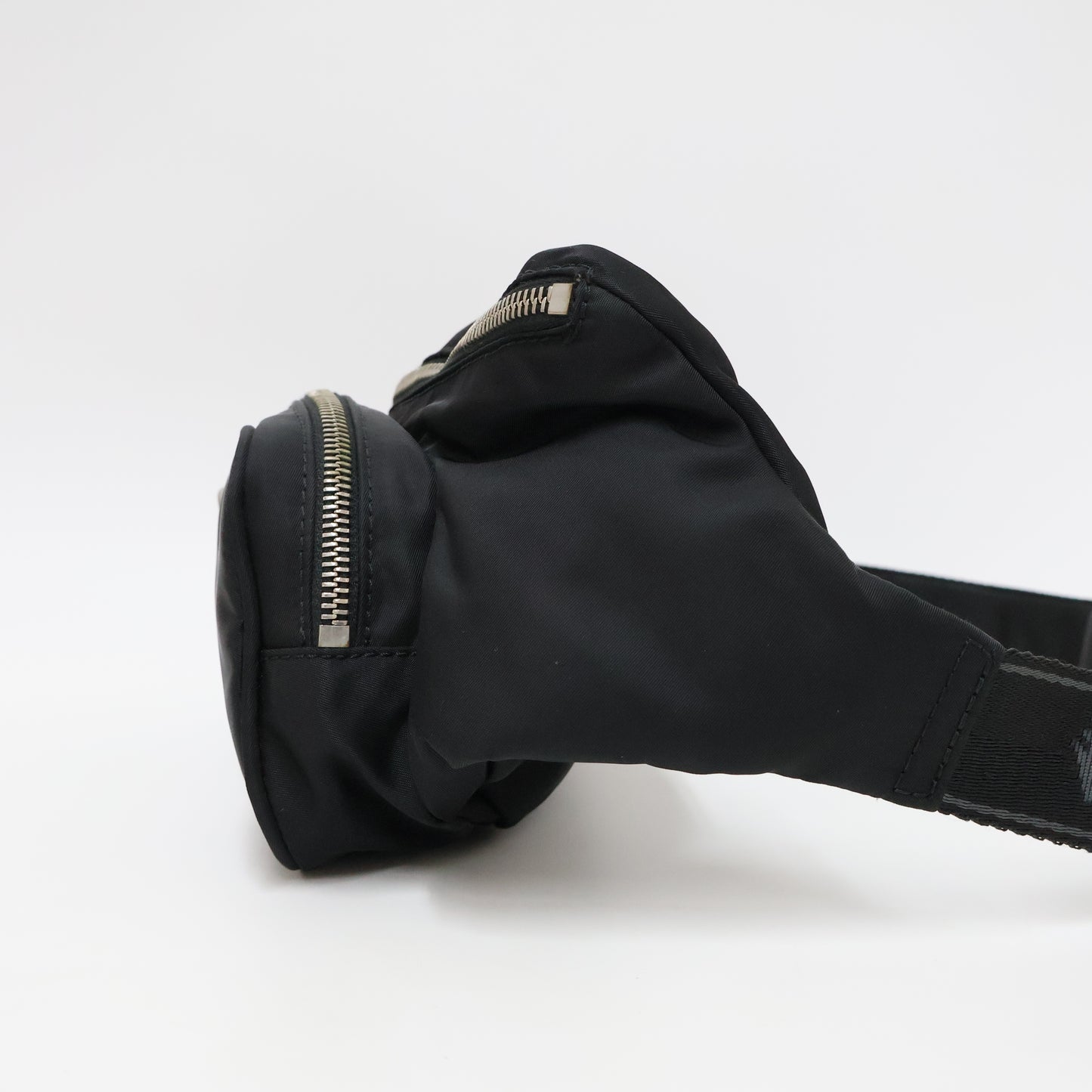 Off White Belt Bag Nylon Black