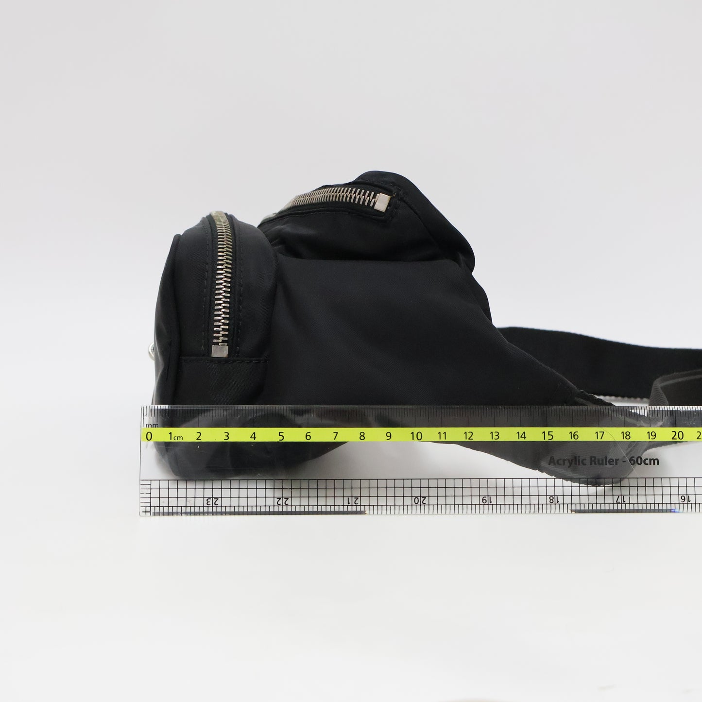 Off White Belt Bag Nylon Black