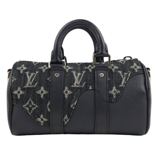 Louis Vuitton x Nigo Keepall XS Denim Monogram Black
