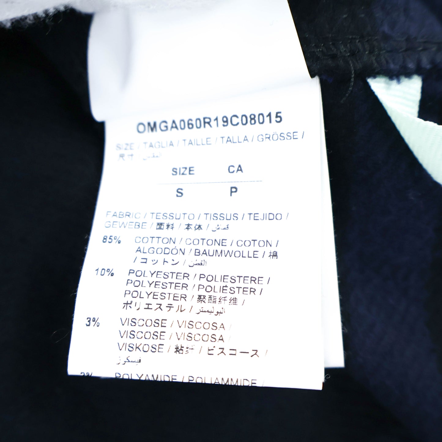 OFF-WHITE Stencil Flannel Shirt Black/Blue