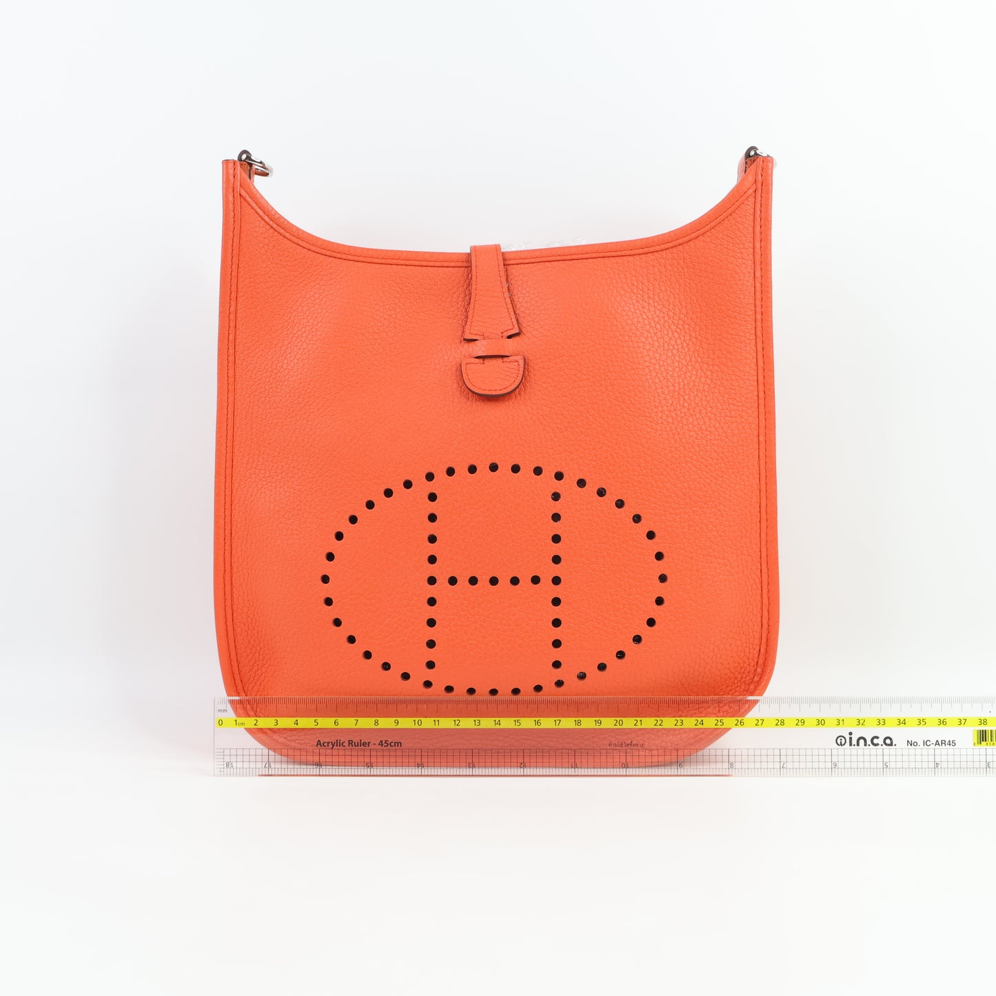 Hermes Evelyne PM Orange Poppy PHW