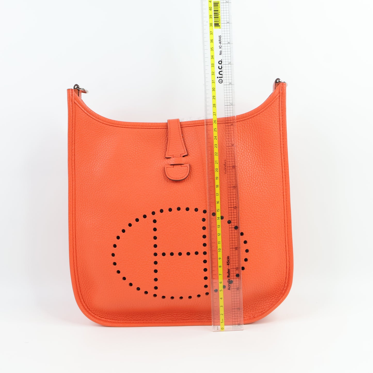 Hermes Evelyne PM Orange Poppy PHW