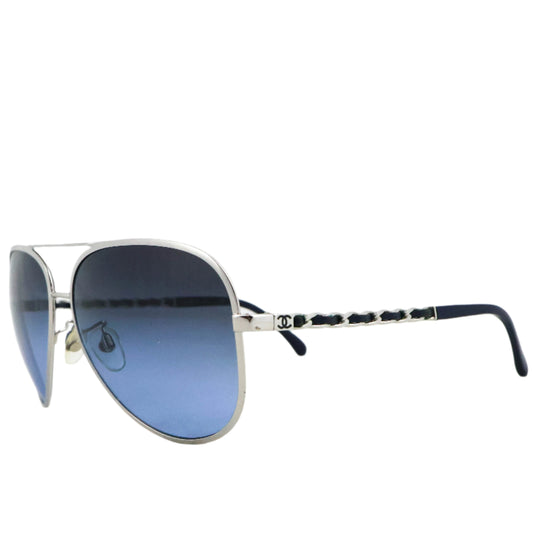 Chanel Sunglasses Chain Leather