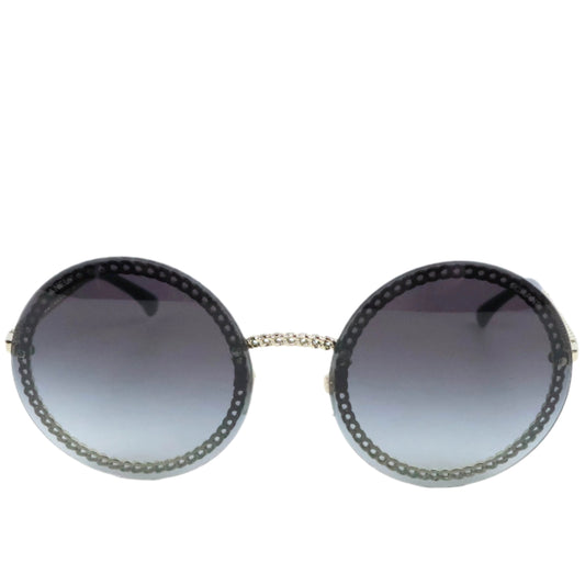 Chanel Round Sunglasses Chian Pearl