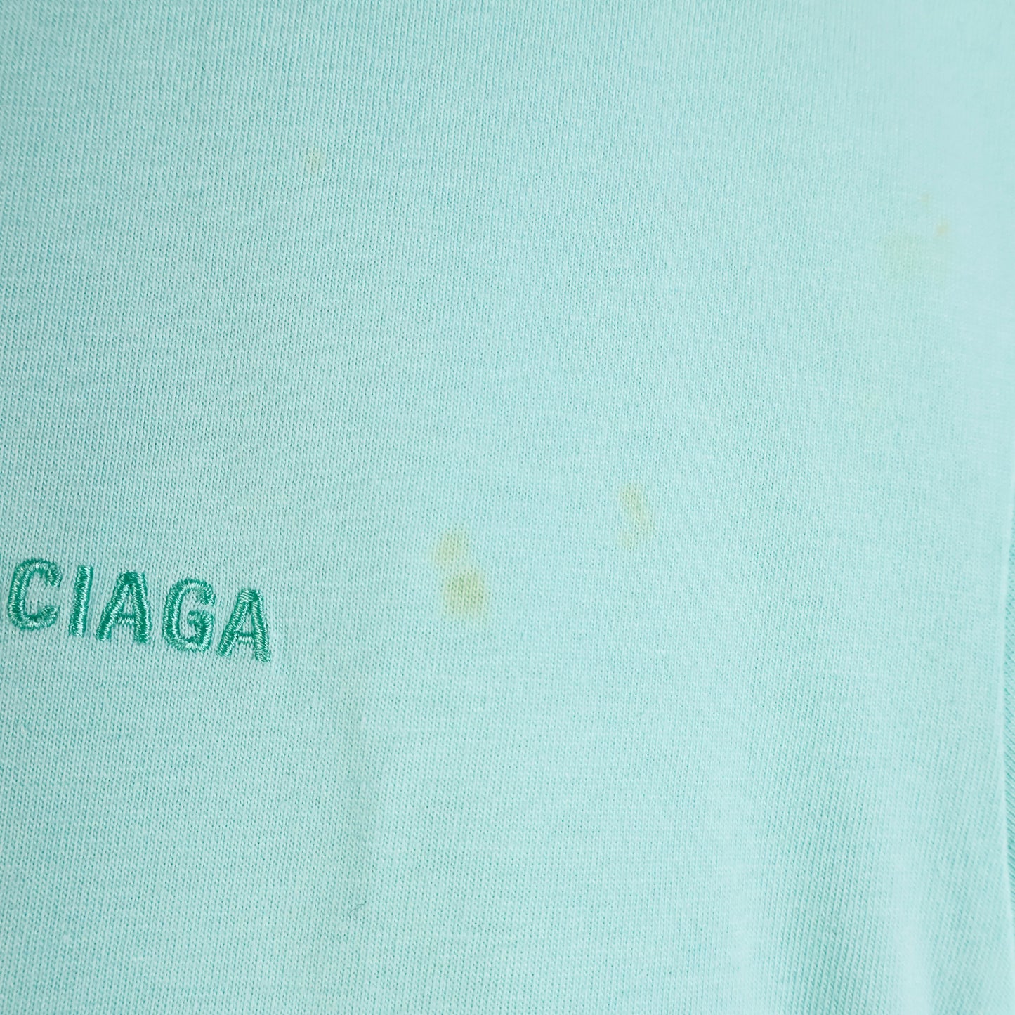 Balenciaga T-Shirt Logo Mint Green