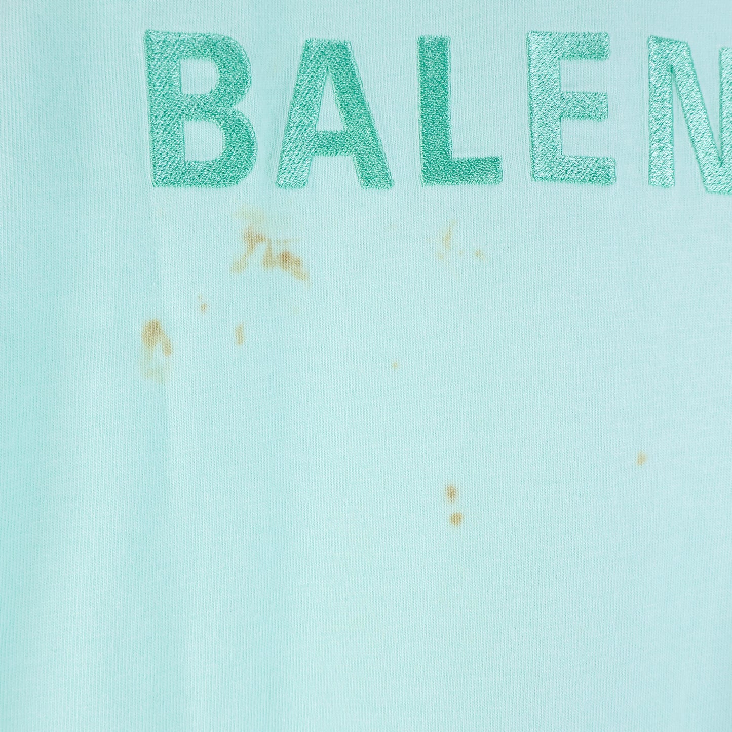 Balenciaga T-Shirt Logo Mint Green
