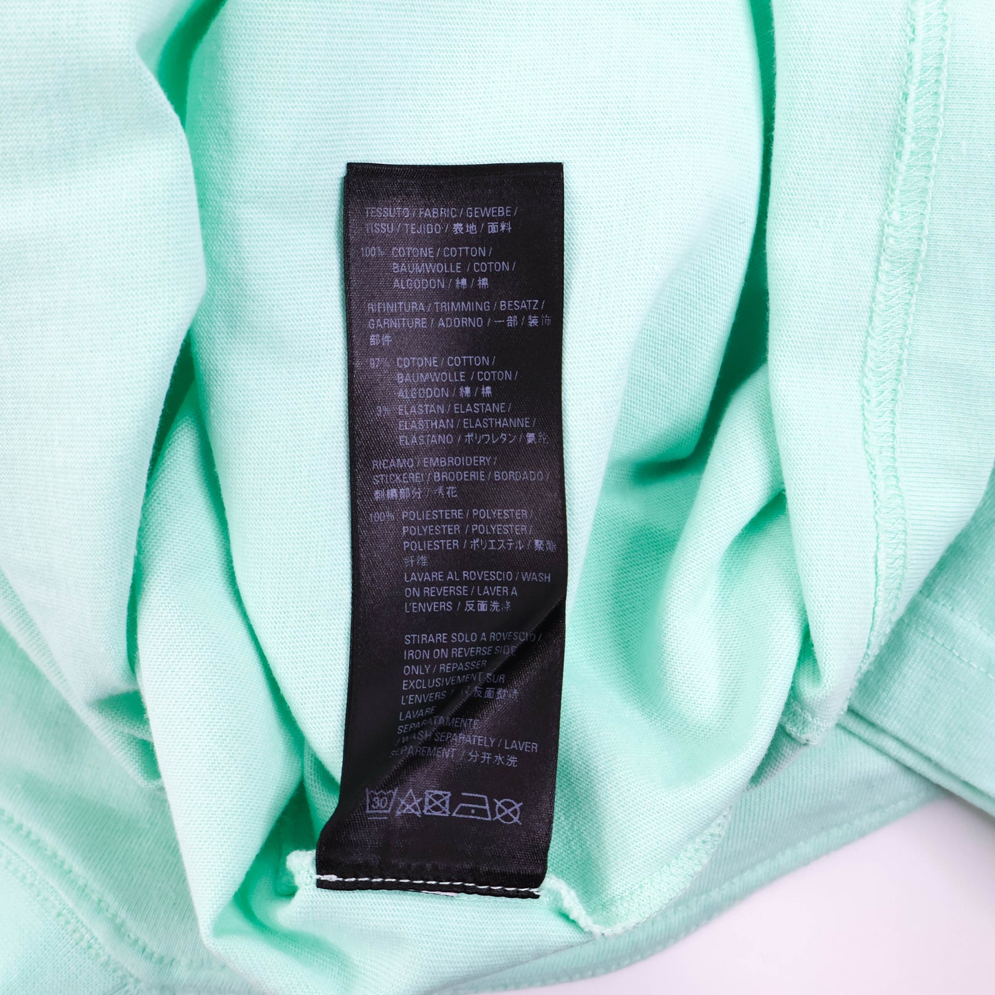 Balenciaga T-Shirt Logo Mint Green