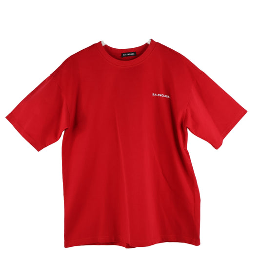 Balenciaga T-Shirt Logo Red