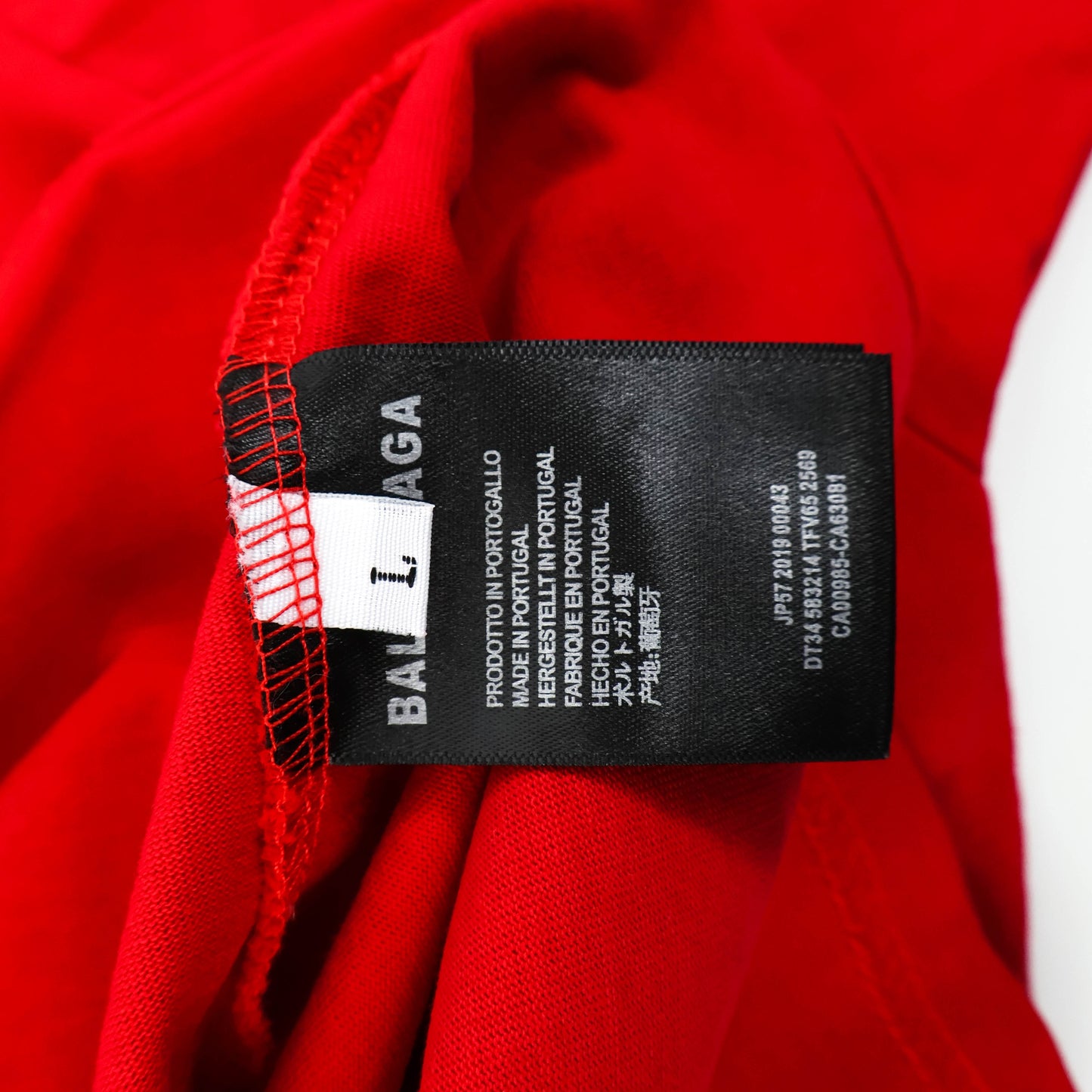 Balenciaga T-Shirt Logo Red