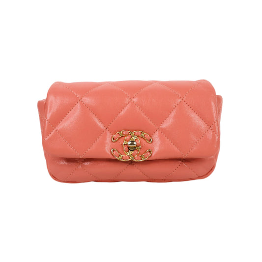 Chanel 19 Belt Bag Pink