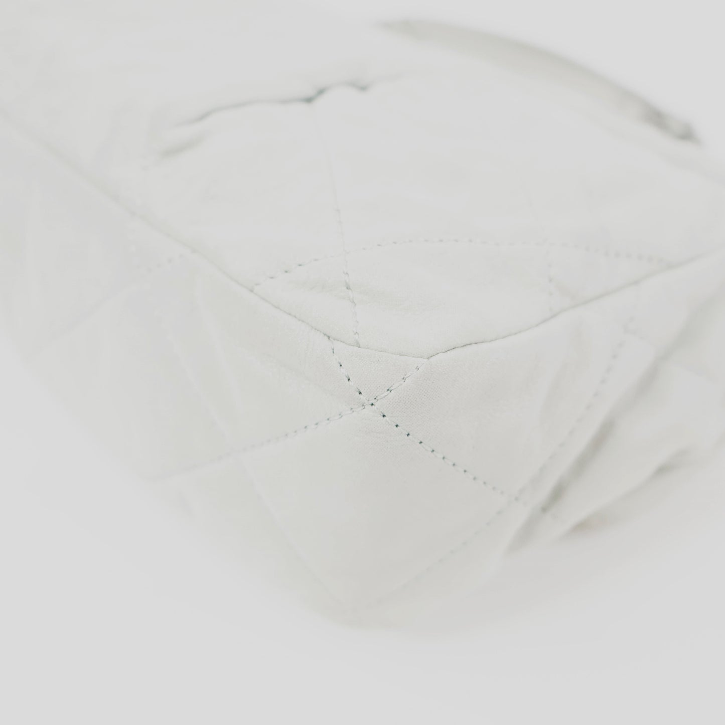 Chanel Calfskin Flap Bag Grey