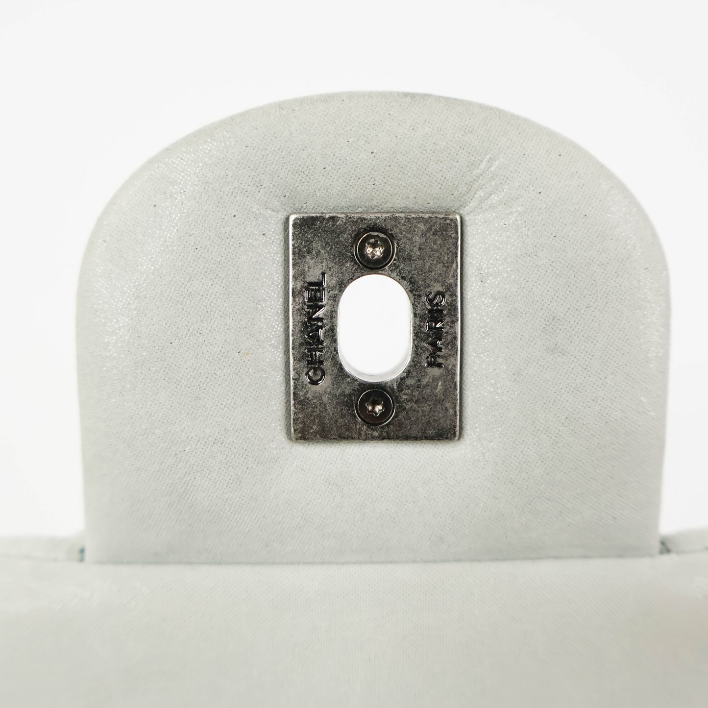 Chanel Calfskin Flap Bag Grey