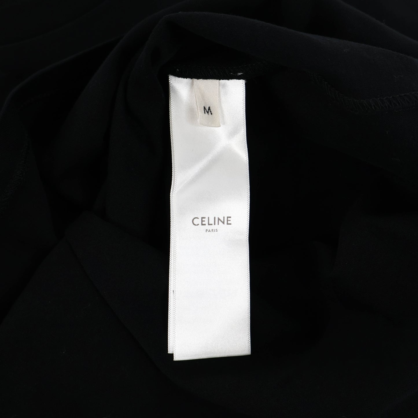 Celine T-Shirt Black Logo