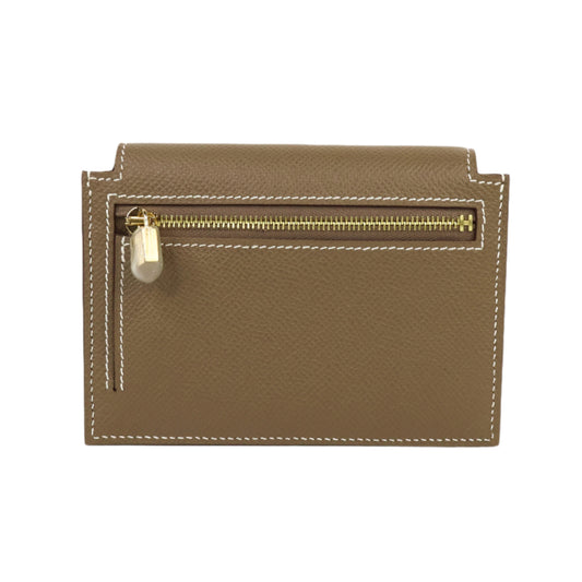 Hermes Kelly Pocket Compact Epsom Etoupe