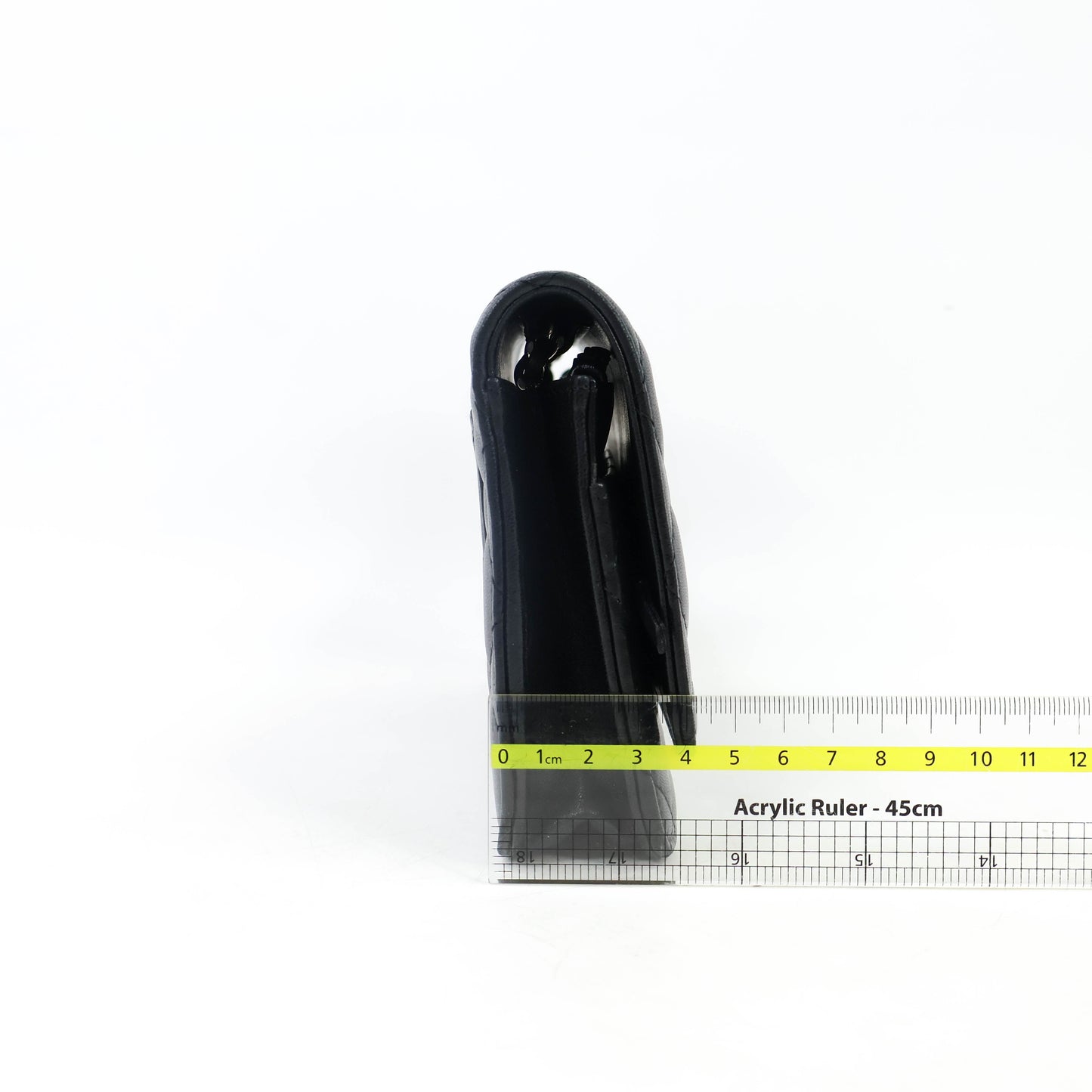 Chanel Lambskin Wallet On Chain Black