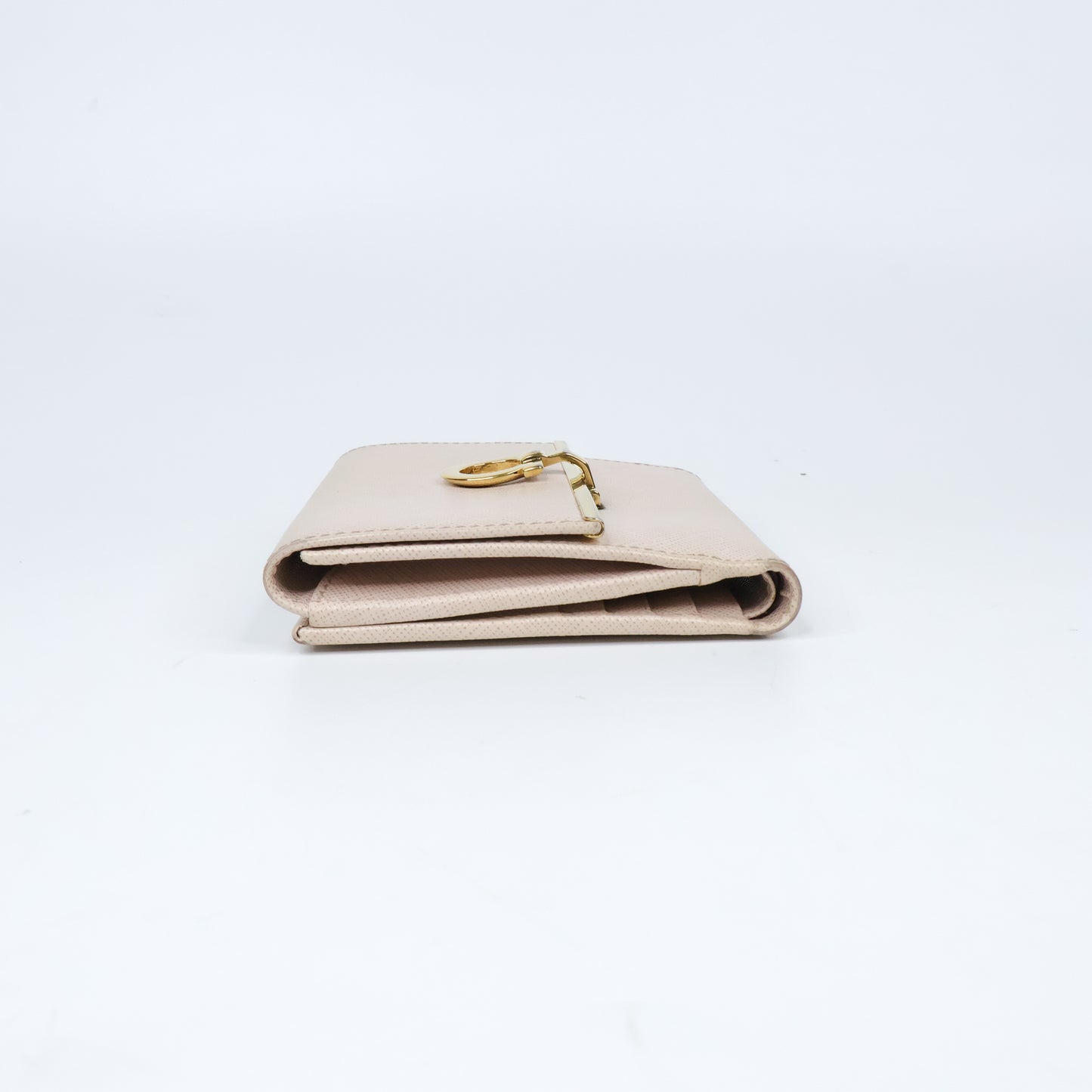 Ferragamo Short Wallet Cream
