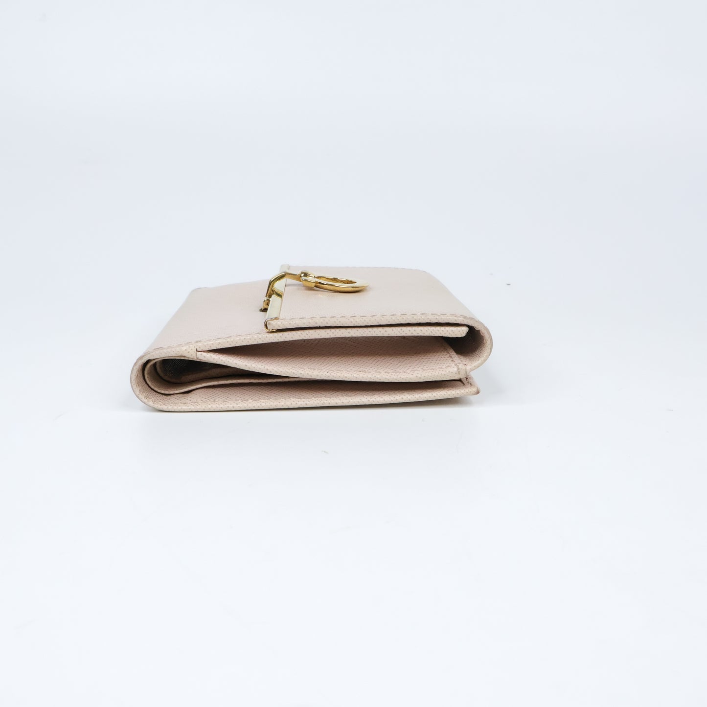 Ferragamo Short Wallet Cream