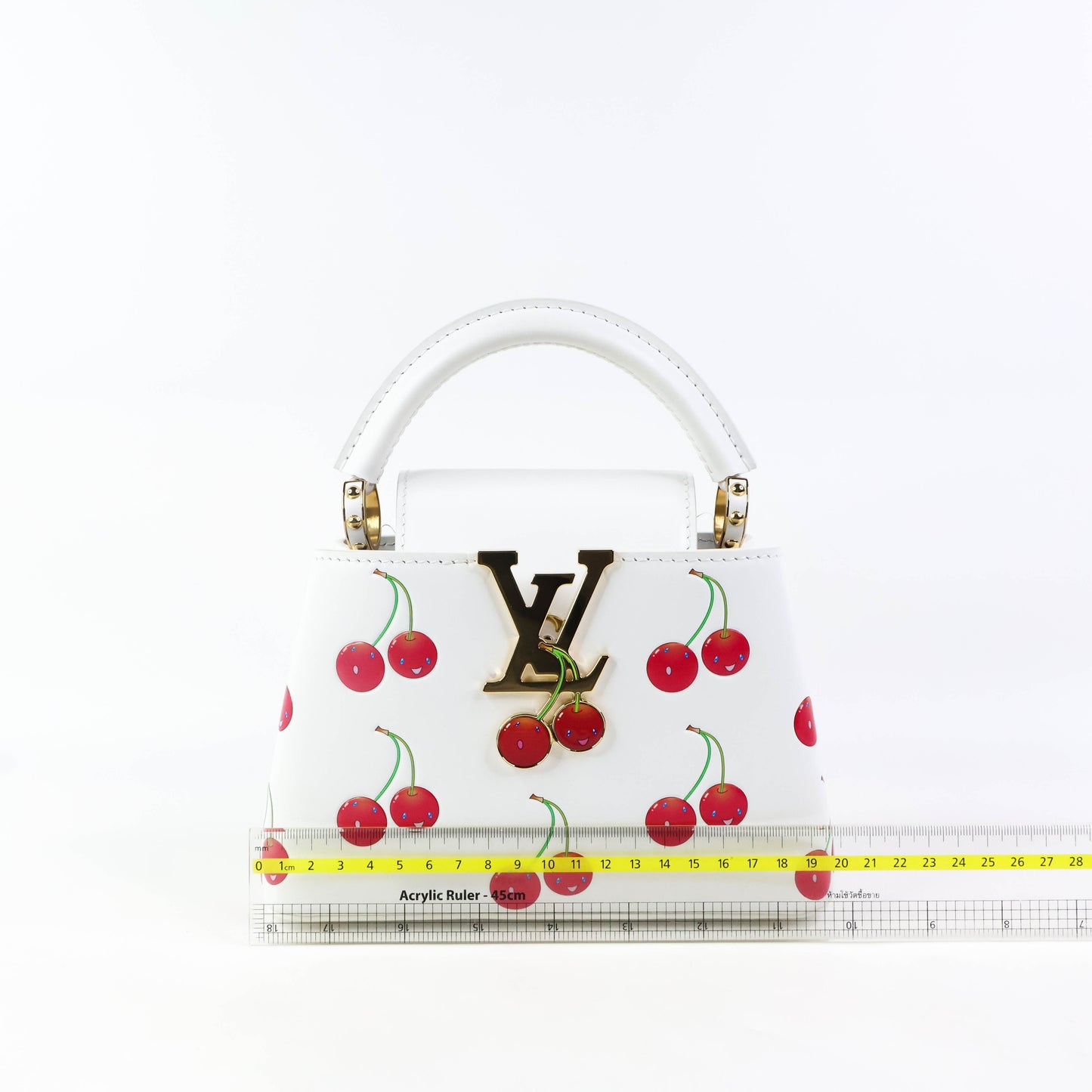Louis Vuitton x TM Capucines Mini White Cherry