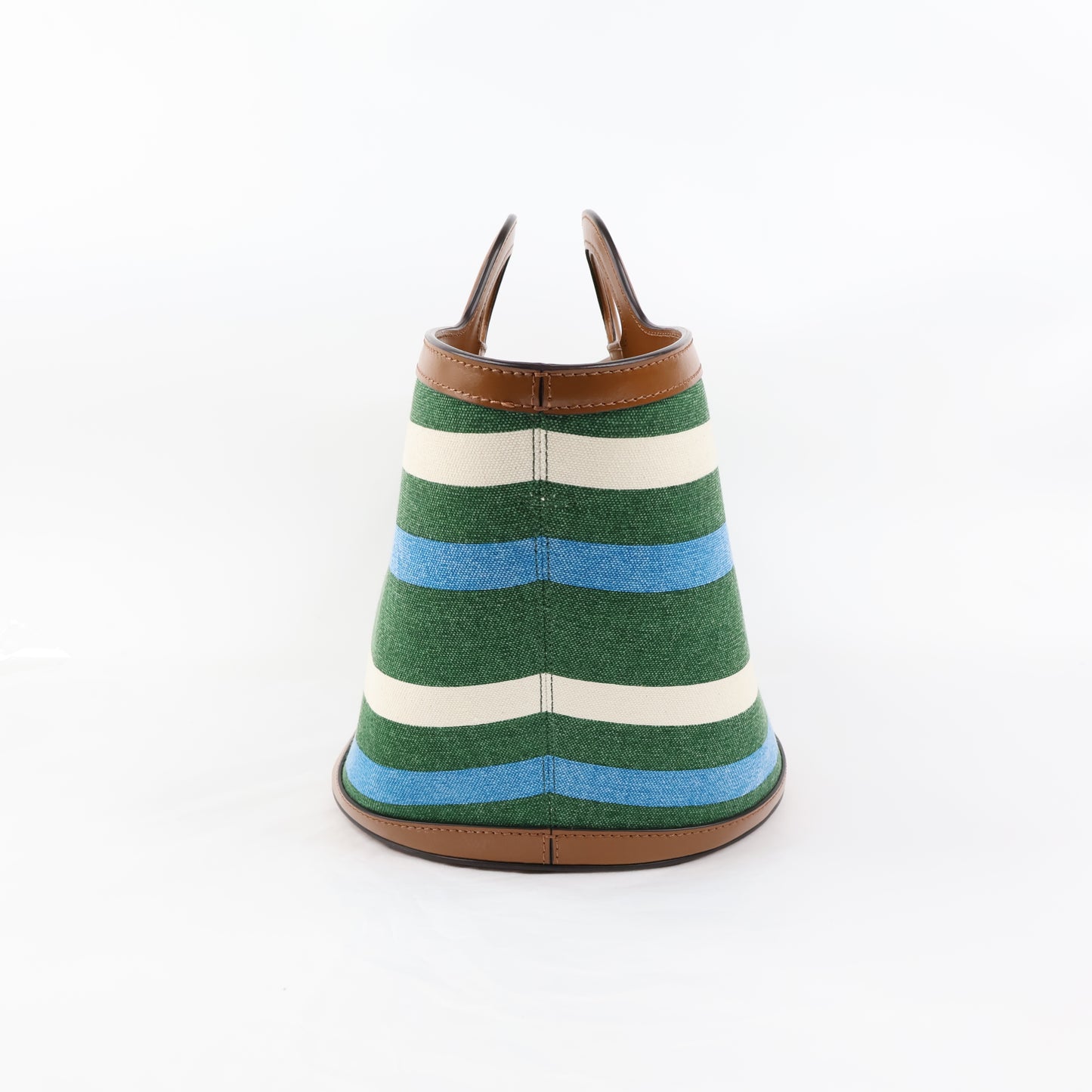 Marni Tote Tropicalia Small Canvas Green/Blue/White