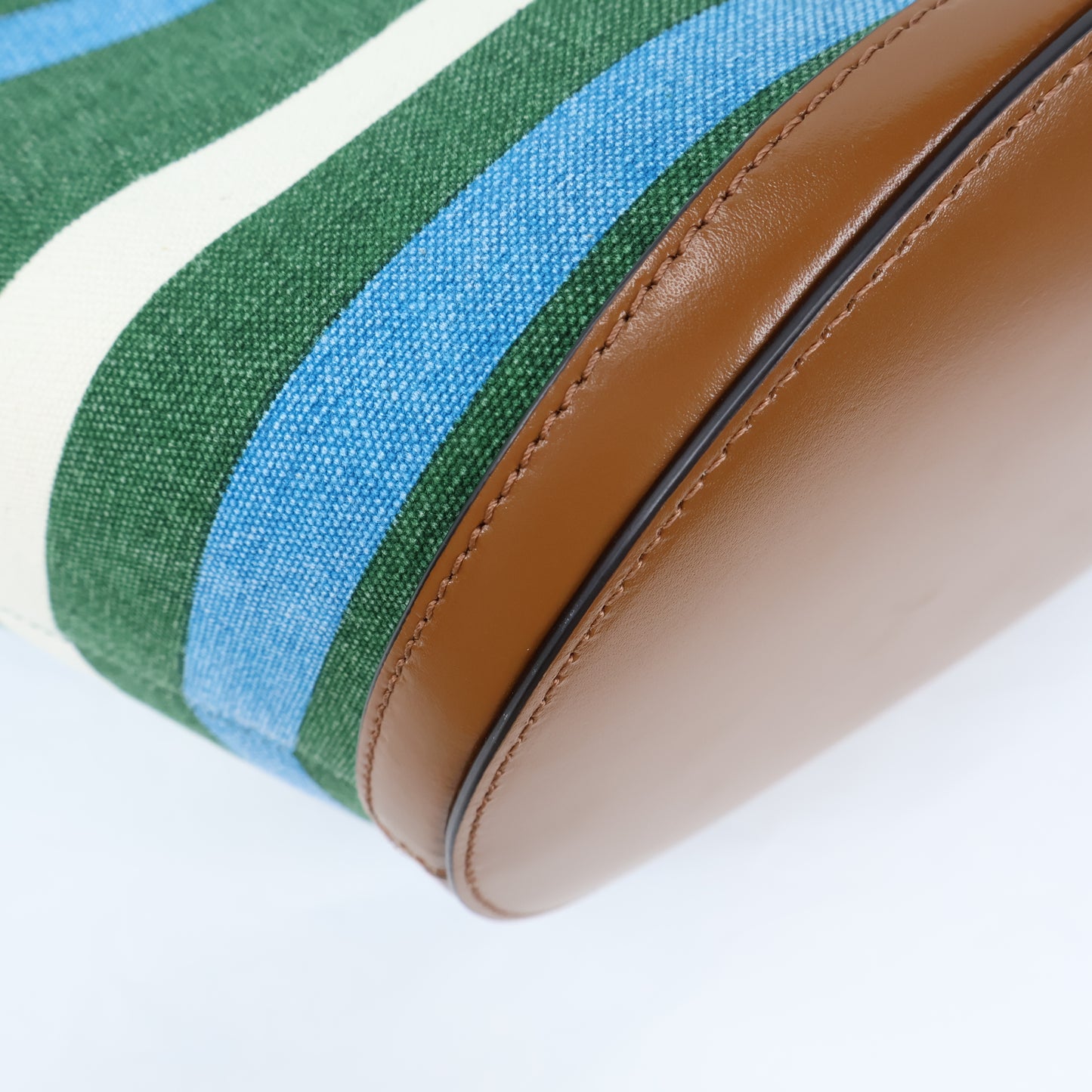 Marni Tote Tropicalia Small Canvas Green/Blue/White