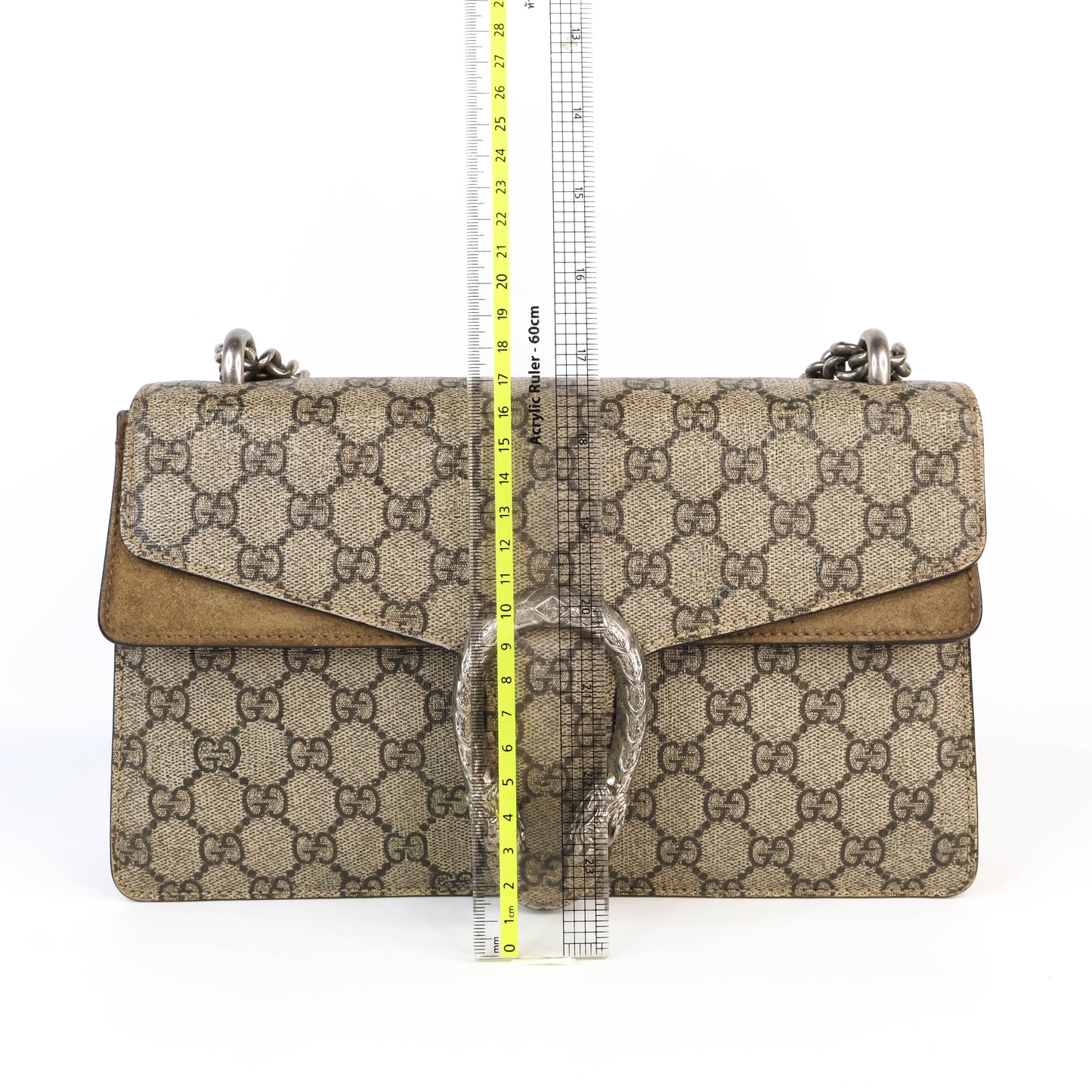 Gucci Dionysus GG Supreme Suede Brown