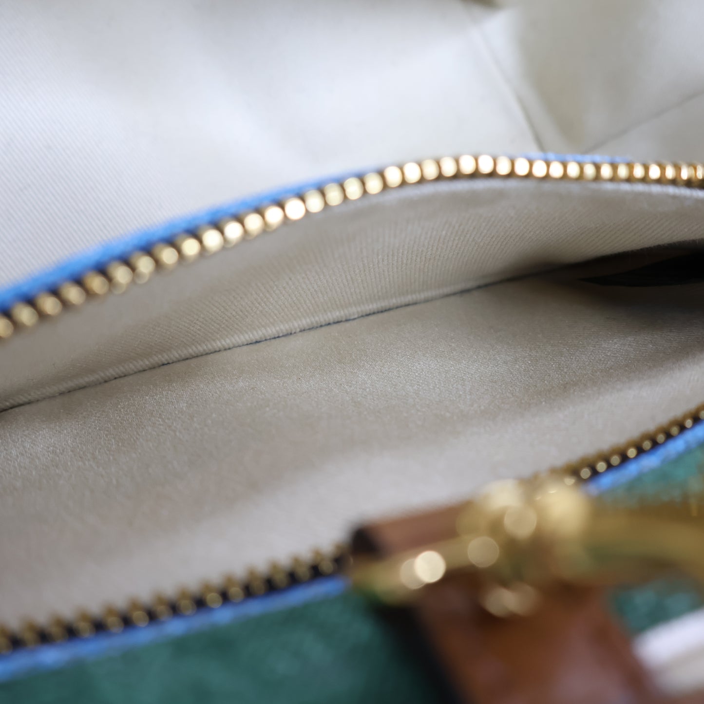 Marni Tote Tropicalia Small Canvas Green/Blue/White