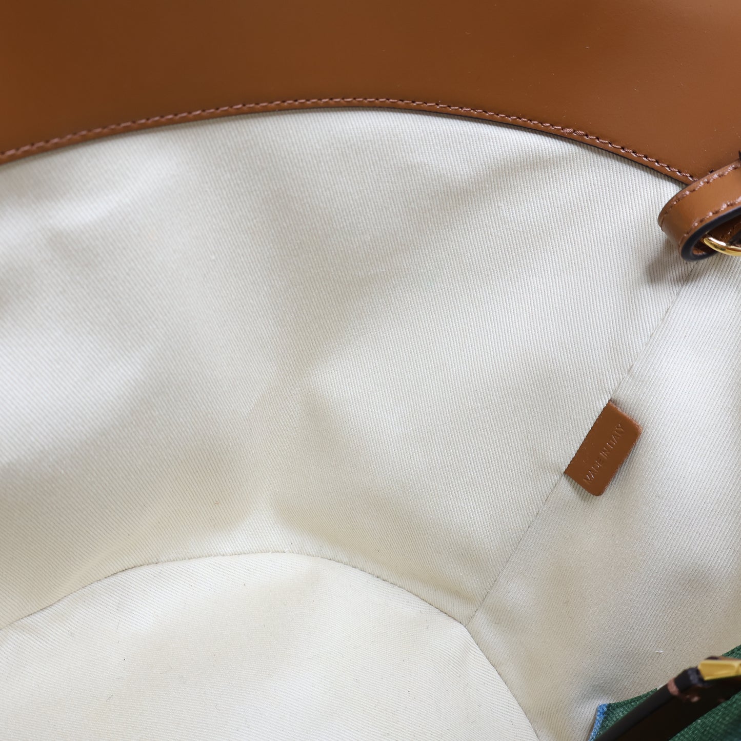 Marni Tote Tropicalia Small Canvas Green/Blue/White