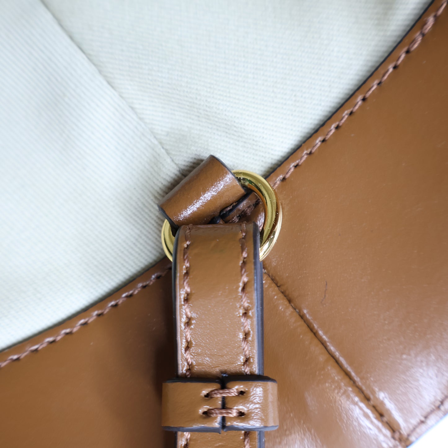 Marni Tote Tropicalia Small Canvas Green/Blue/White