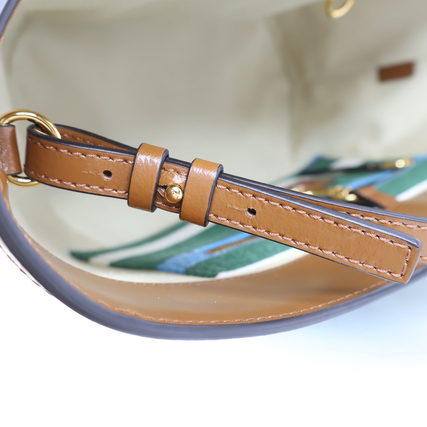 Marni Tote Tropicalia Small Canvas Green/Blue/White