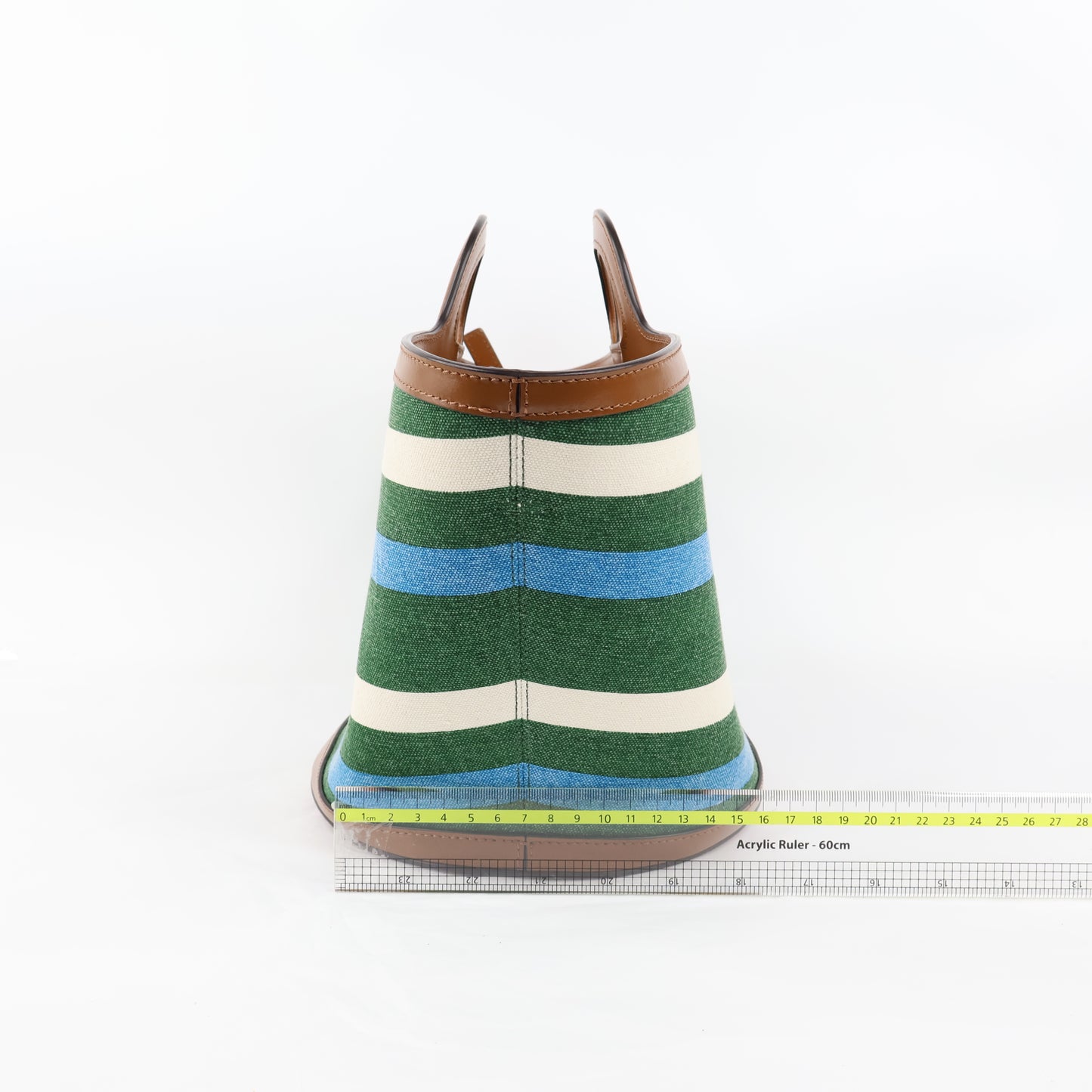 Marni Tote Tropicalia Small Canvas Green/Blue/White