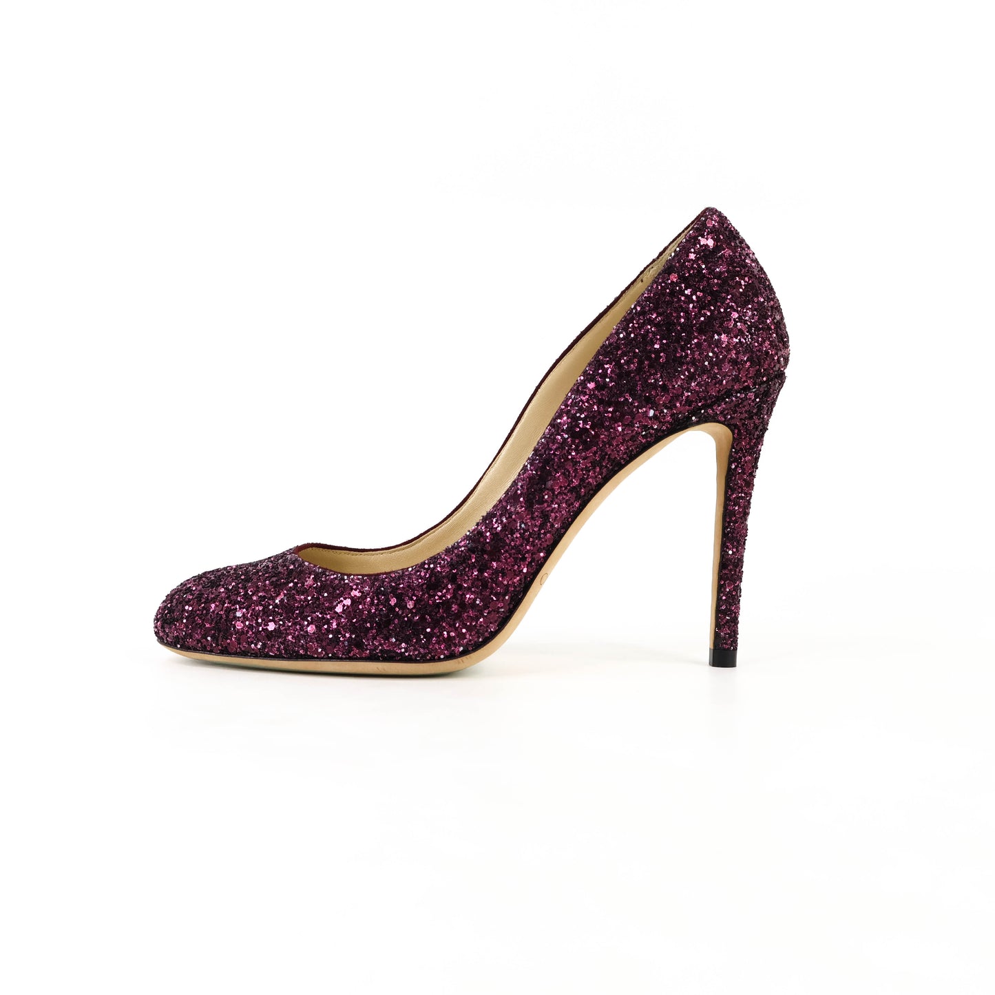 Jimmy Choo Pumps Glitter Red Black 37