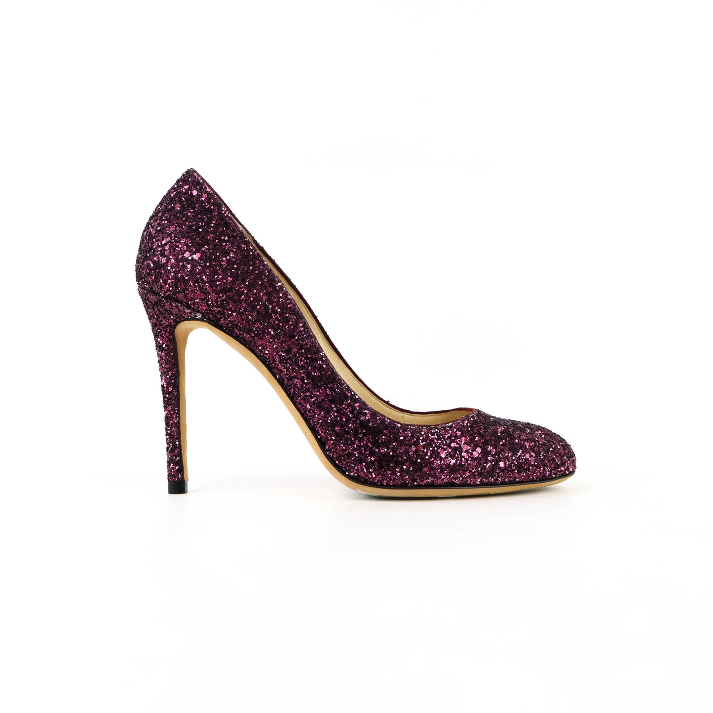 Jimmy Choo Pumps Glitter Red Black 37