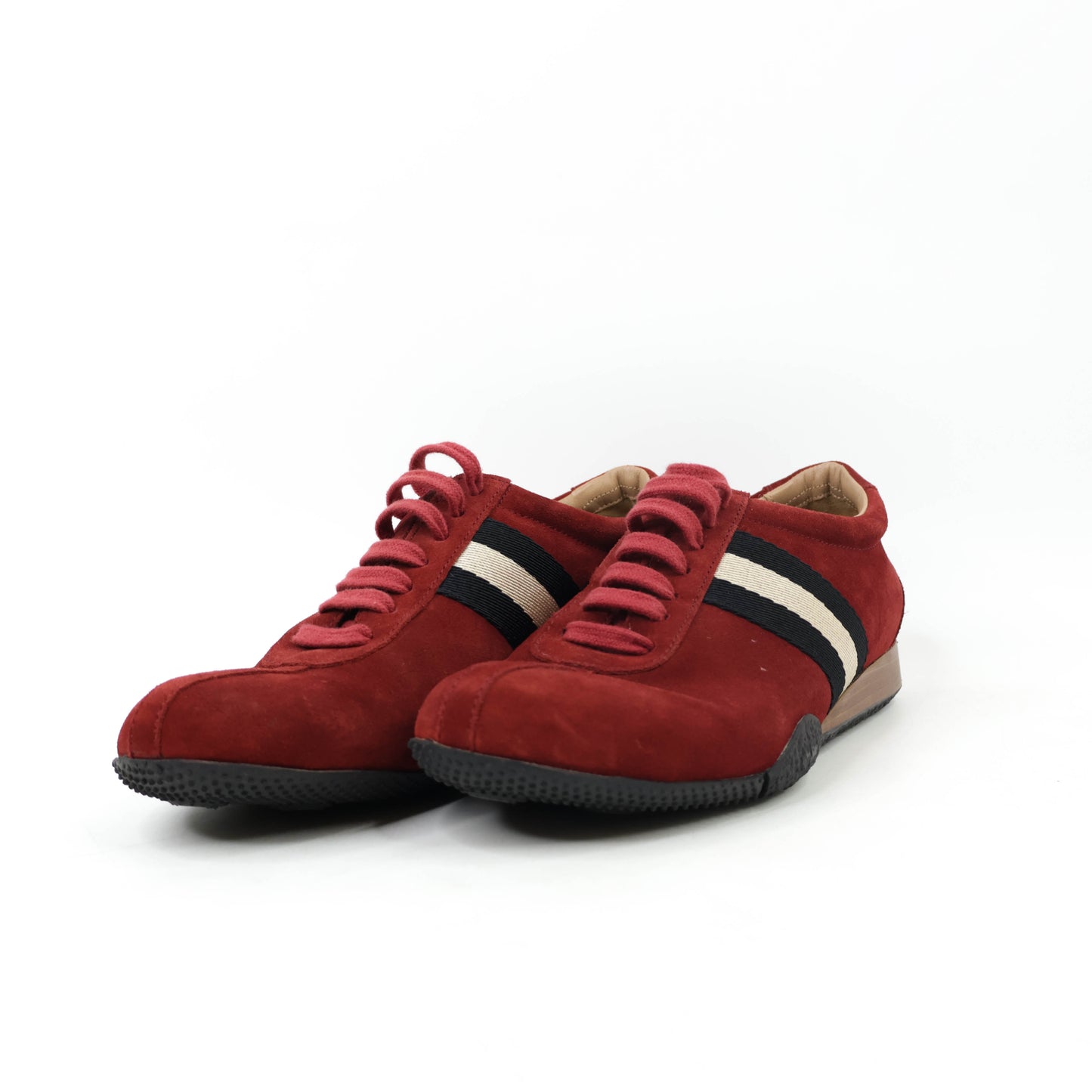 Bally Sneakers Red Suede 38.5