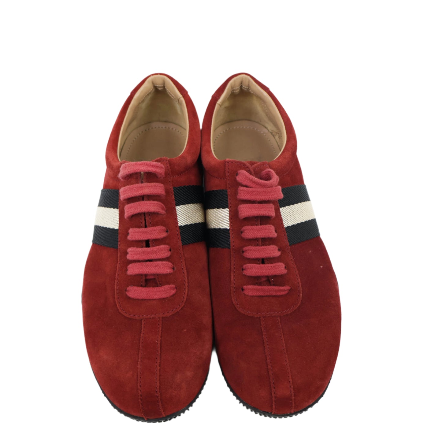 Bally Sneakers Red Suede 38.5