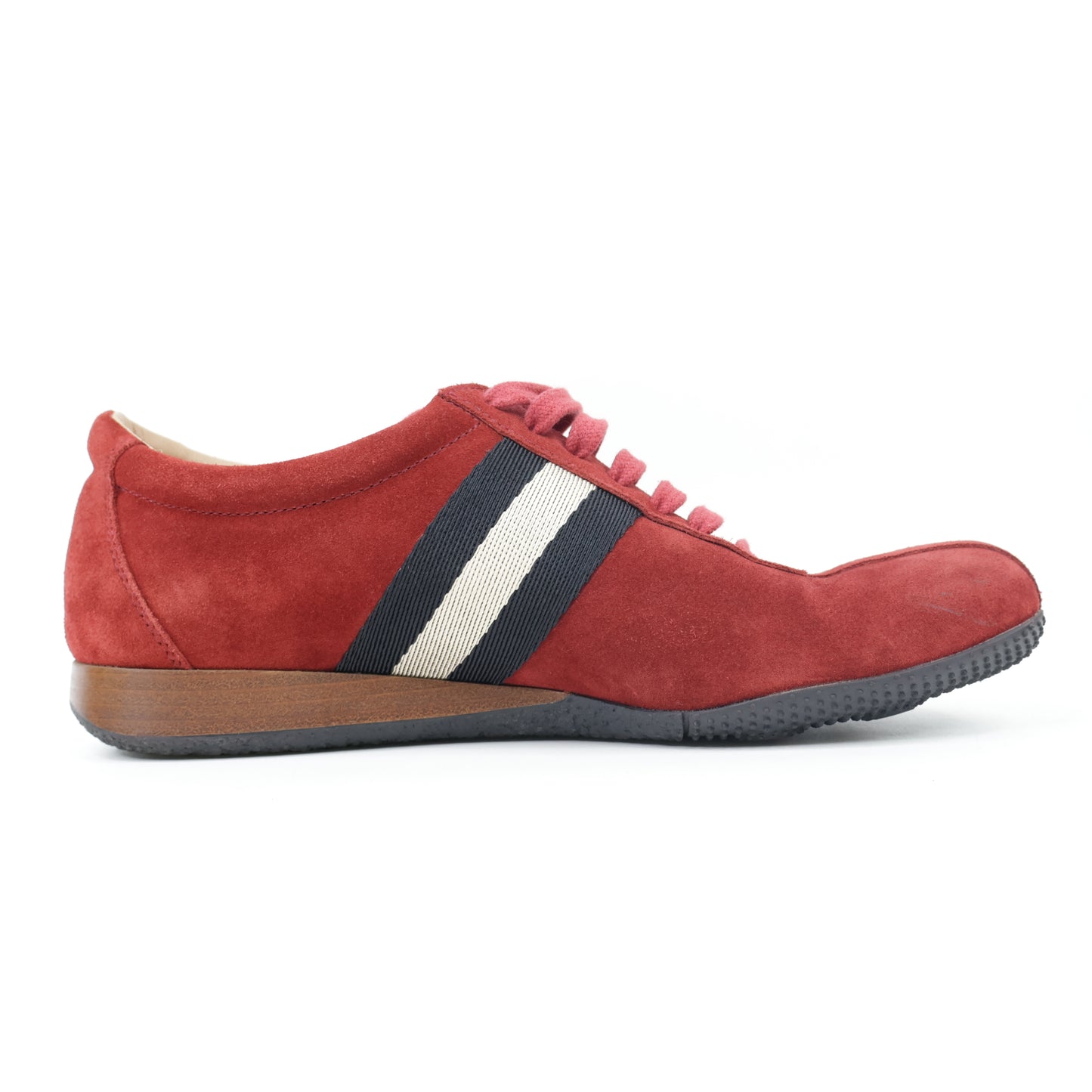 Bally Sneakers Red Suede 38.5