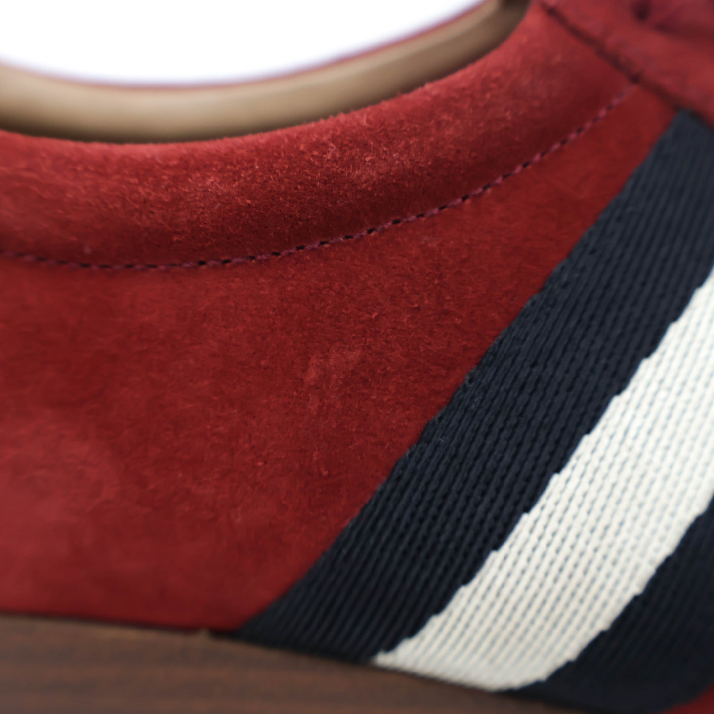 Bally Sneakers Red Suede 38.5