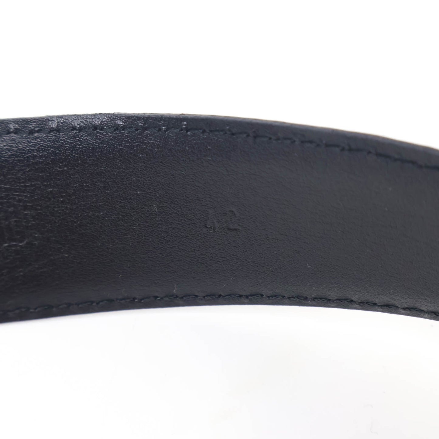 Moschino Belt Leather Black Buckle Gold