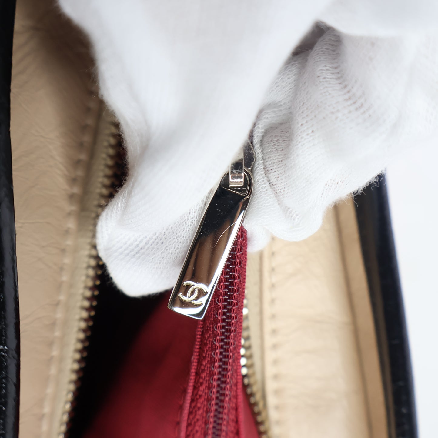 Chanel Gabrielle Medium Beige Black