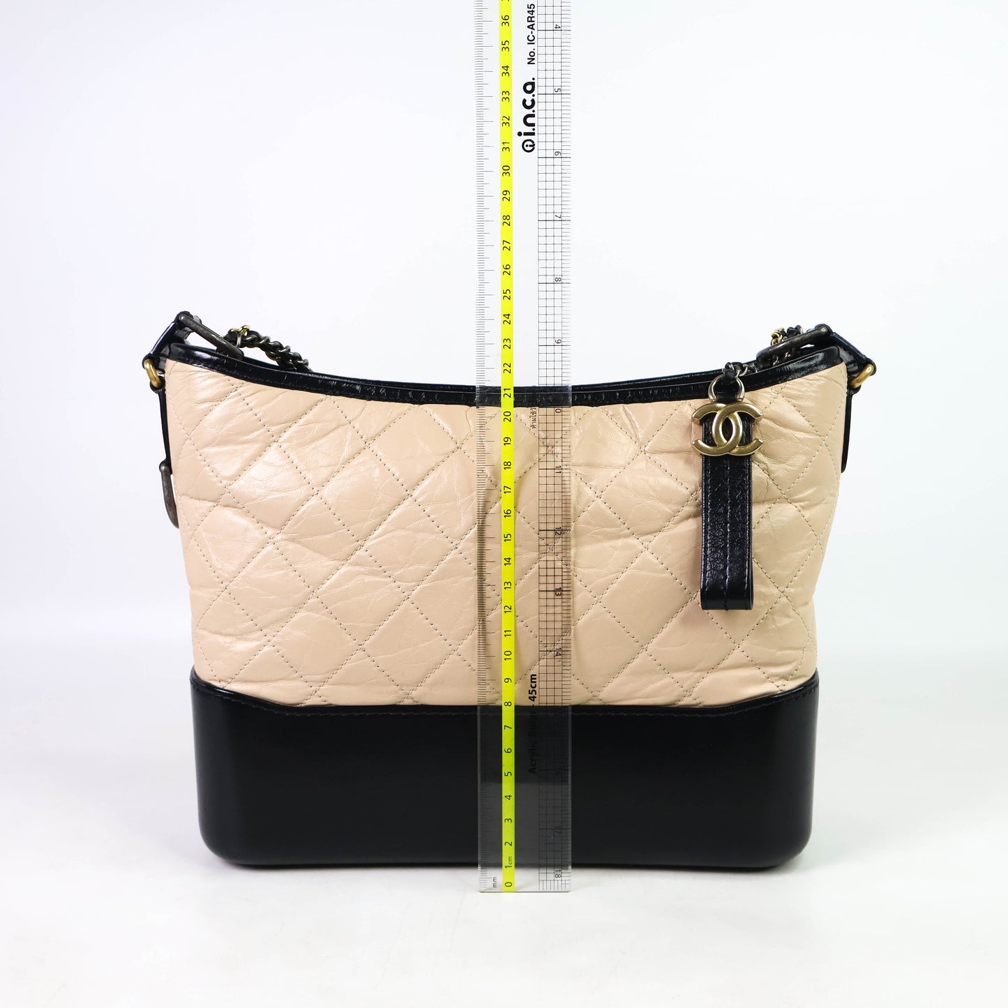 Chanel Gabrielle Medium Beige Black